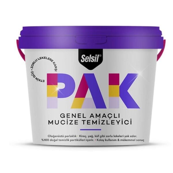 Selsil PAK Genel Amaçlı Mucize Temizleyici 500 gr