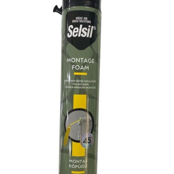 Selsil Tam Dolum Poliüratan Montaj Köpüğü 845 gr