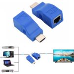 SENSEI 30 METRE HD-30 CAT6 HDMI EXTENDER İKİLİ MAVİ ADAPTÖR - Görsel 2