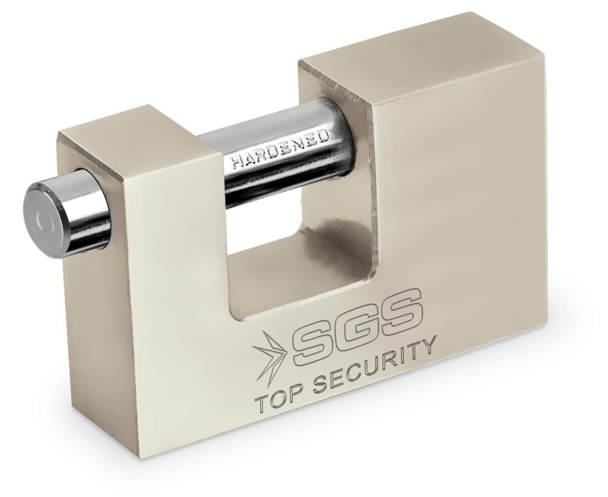 SGS 1367 Cam Kapı Kilidi Kayar Milli Saten Kaplama 90 mm - Görsel 1