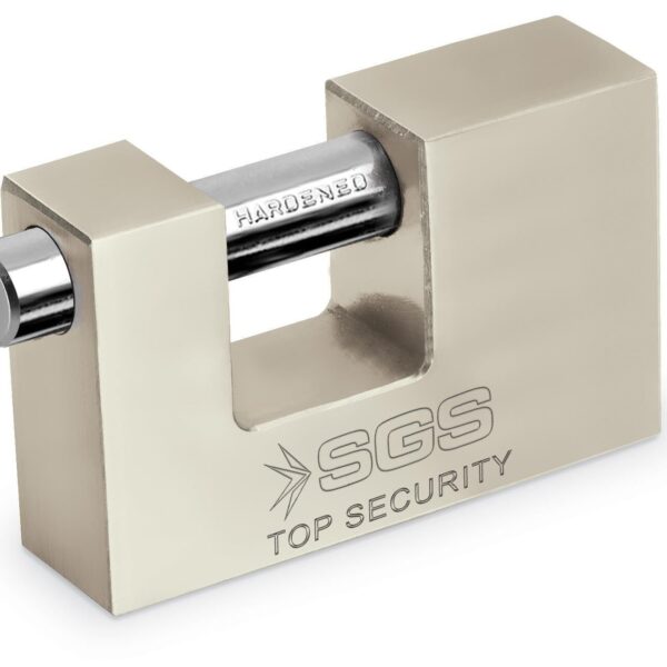 SGS 1367 Cam Kapı Kilidi Kayar Milli Saten Kaplama 90 mm