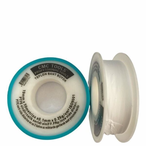 Teflon Bant Büyük 30 Metre 19 mm