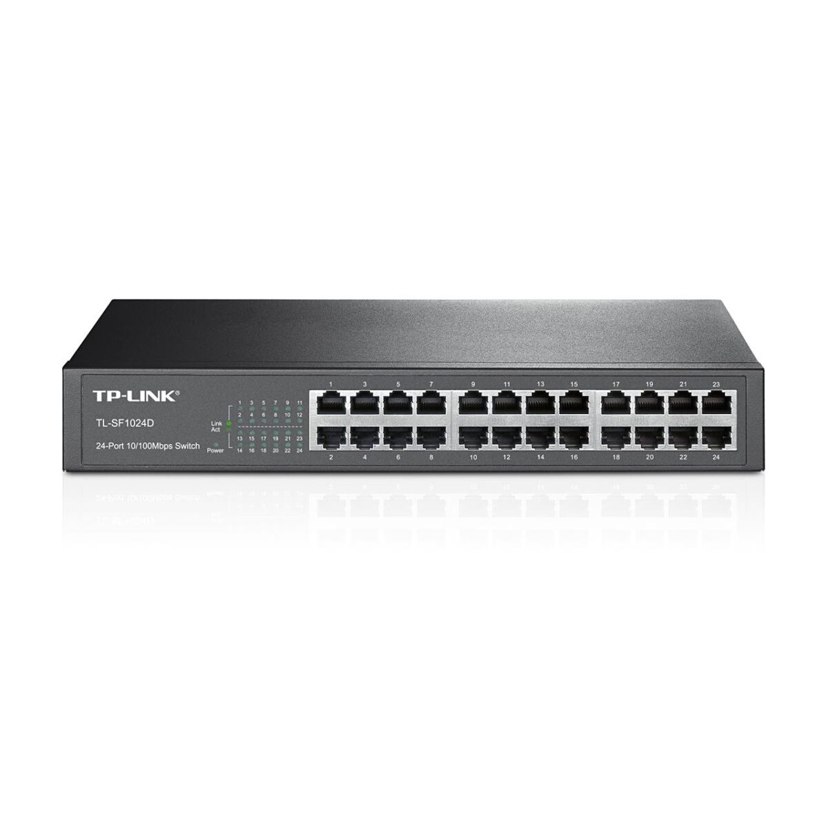 TP-LINK TL-SF1024D 24 PORT 10/100 METAL KASA RACKMOUNT SWITCH - Görsel 1