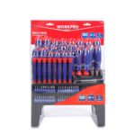WORKPRO WP200507 100 Parça Duvar Askı Aparatlı Profesyonel CR-V Manyetik Tornavida ve Bits Uç Seti - Görsel 3