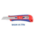 WORKPRO WP212009 18MM Ağır Hizmet Paslanmaz Çelik Kasa Maket Bıçağı - Görsel 5