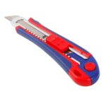 WORKPRO WP212011 18MM Ağır Hizmet Paslanmaz Çelik Kasa Yedek Kartuşlu Maket Bıçağı + 4 Adet Yedek Bıçak - Görsel 2