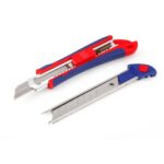 WORKPRO WP212011 18MM Ağır Hizmet Paslanmaz Çelik Kasa Yedek Kartuşlu Maket Bıçağı + 4 Adet Yedek Bıçak - Görsel 4