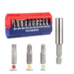 WORKPRO WP221062 13 Parça Manyetik CR-V Vidalama Bits Uç Seti - Görsel 2