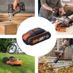 WORX WA3601 20Volt 2.0Ah. PowerShare Li-ion Akü ve Akü Şarj Cihazı - Görsel 5