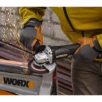 WORX WX812 20Volt 4.0Ah. 125mm Kömürsüz Profesyonel Şarjlı Avuç Taşlama - Görsel 4
