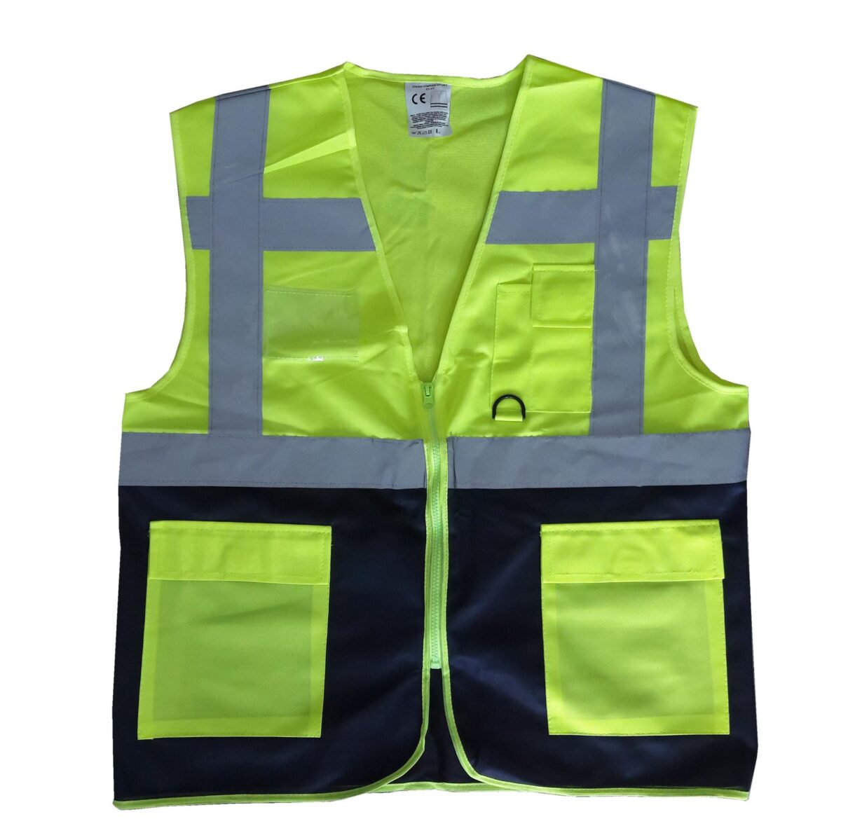 Yönetici İkaz Yeleği Sarı/Lacivert XL Beden - Görsel 1